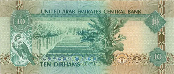 AED 10 reverse